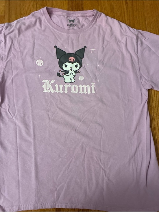 Sanrio Tops - Sanrio Kuromi Tee in Light Lavender and Black